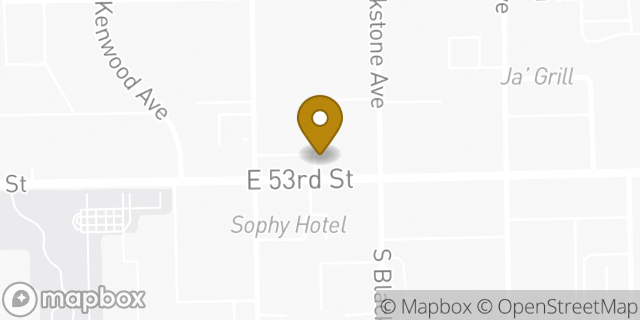 Map showing the location of Fifth Third Bank in Chicago, IL 60615