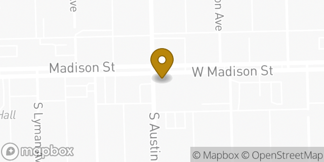 Map showing the location of Subway in Chicago, IL 60644