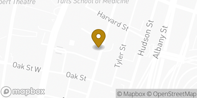 Map showing the location of Bright Horizons at Tufts Medical Center in Boston, MA 02111