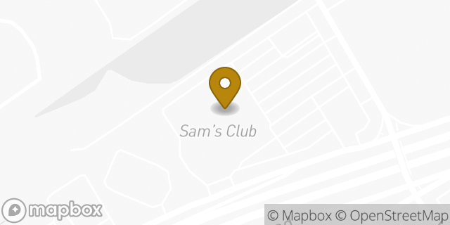 Map showing the location of Sam's Club in San Antonio, TX 78233