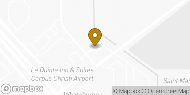 Map showing the location of Subway in Corpus Christi, TX 78405