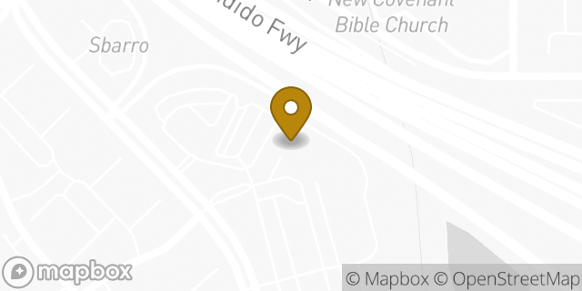 Map showing the location of Raceway Ford in Riverside, CA 92507