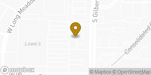 Map showing the location of QuikTrip in Gilbert, AZ 85296
