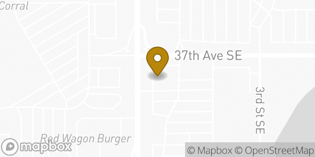 Map showing the location of Starbucks in Puyallup, WA 98373