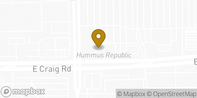 Map showing the location of Chipotle Mexican Grill in North Las Vegas, NV 89030