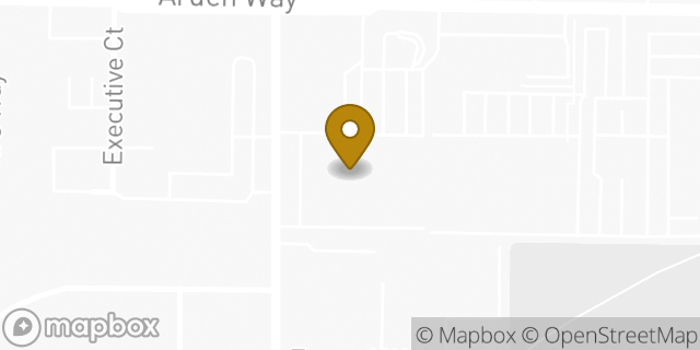 Map showing the location of FedEx ShipSite in Sacramento, CA 95825