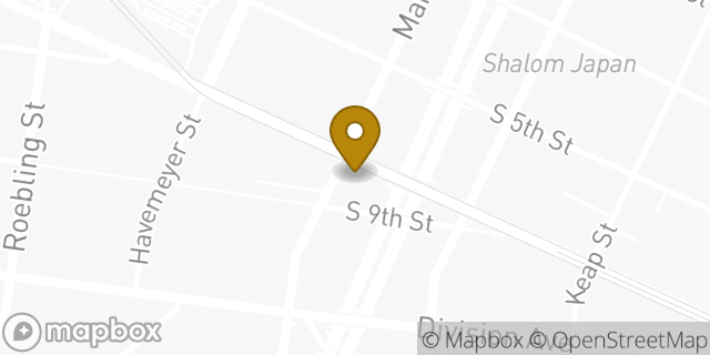 Map showing the location of Citibank in New York, NY 11211