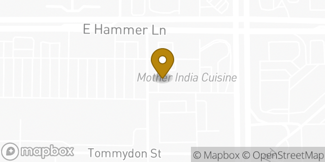 Map showing the location of Subway in Stockton, CA 95210