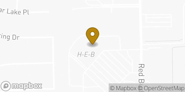 Map showing the location of H-E-B in Round Rock, TX 78664