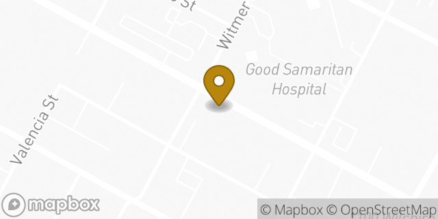 Map showing the location of Subway in Los Angeles, CA 90017