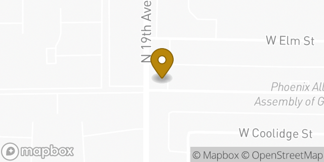 Map showing the location of American Legion in Phoenix, AZ 85015