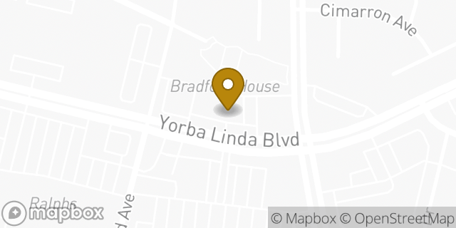 Map showing the location of Subway in Placentia, CA 92870