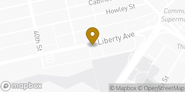 Map showing the location of Avis Car Rental in Pittsburgh, PA 15224