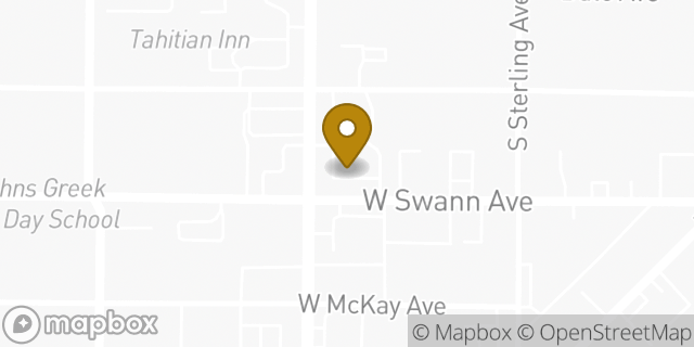 Map showing the location of Fifth Third Bank in Tampa, FL 33609