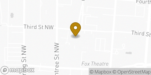 Map showing the location of Planet Fitness in Atlanta, GA 30308