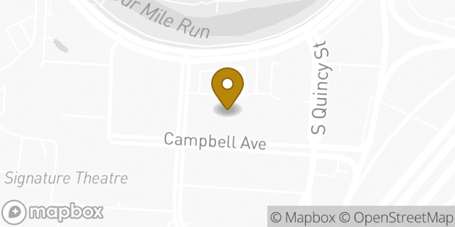 Map showing the location of The UPS Store in Arlington, VA 22206
