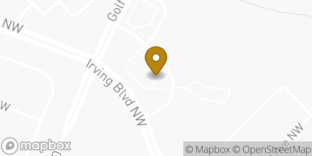 Map showing the location of Planet Fitness in Albuquerque, NM 87114