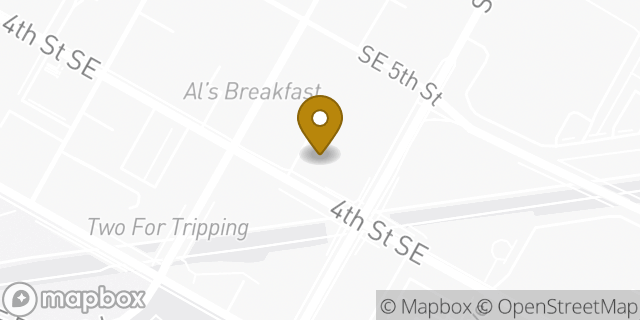 Map showing the location of Chipotle Mexican Grill in Minneapolis, MN 55414