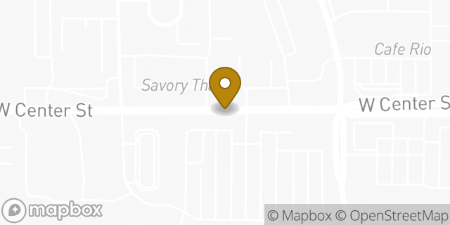 Map showing the location of Starbucks in Orem, UT 84057