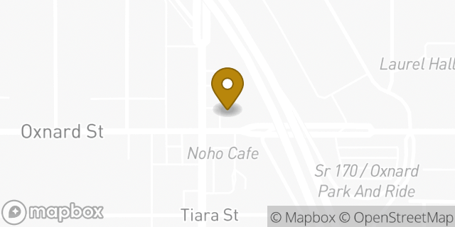 Map showing the location of 7-Eleven in North Hollywood, CA 91606