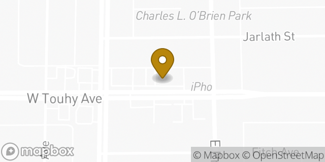 Map showing the location of The UPS Store in Lincolnwood, IL 60712