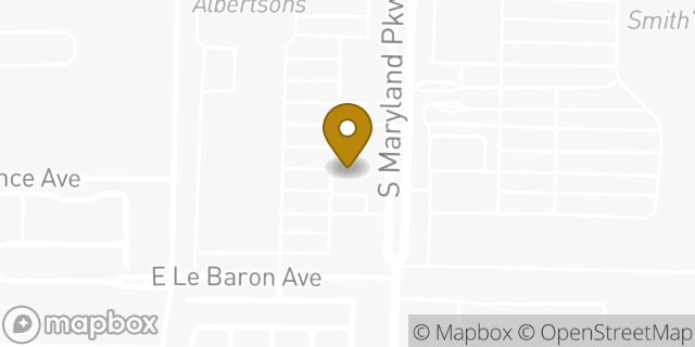 Map showing the location of Subway in Las Vegas, NV 89183
