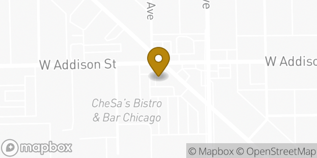 Map showing the location of Chase Bank in Chicago, IL 60618