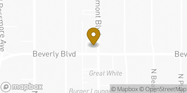 Map showing the location of Chipotle Mexican Grill in Los Angeles, CA 90004