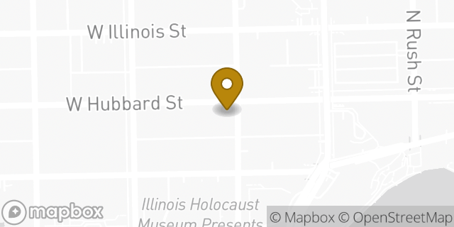 Map showing the location of 7-Eleven in Chicago, IL 60654