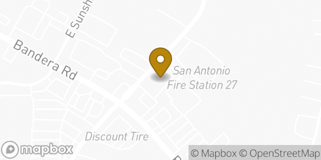 Map showing the location of Walgreens in San Antonio, TX 78228