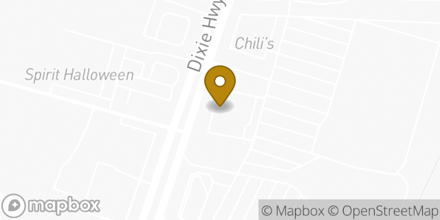 Map showing the location of The UPS Store in Louisville, KY 40258