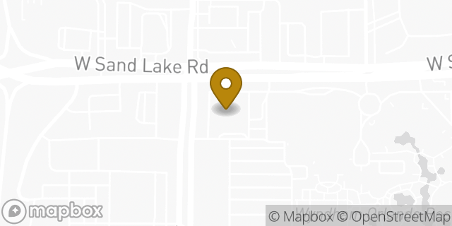 Map showing the location of Walgreens in Orlando, FL 32819