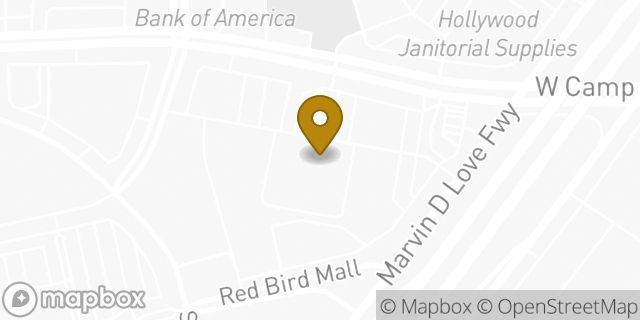 Map showing the location of Planet Fitness in Dallas, TX 75237