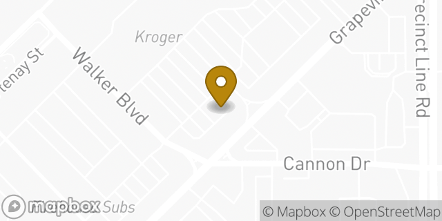 Map showing the location of Kroger Fuel Center in North Richland Hills, TX 76180