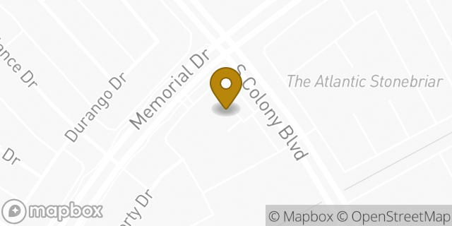 Map showing the location of Amazon Locker - Challenge in The Colony, TX 75056