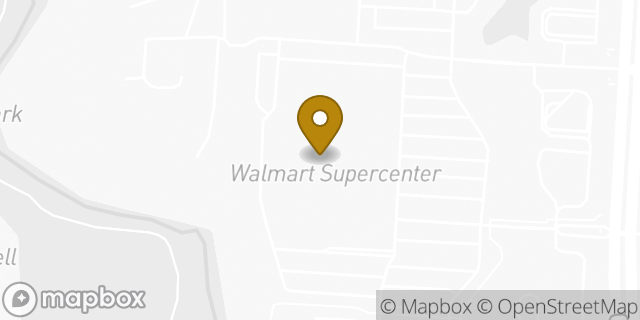 Map showing the location of Walmart Supercenter in Frisco, TX 75035
