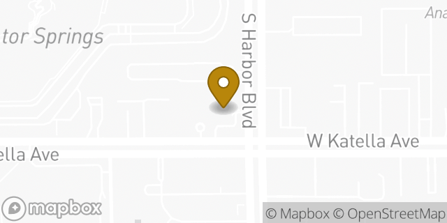 Map showing the location of ATM 7ELEVEN-FCTI in Anaheim, CA