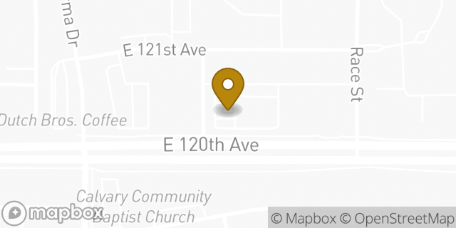 Map showing the location of QuikTrip in Northglenn, CO 80233