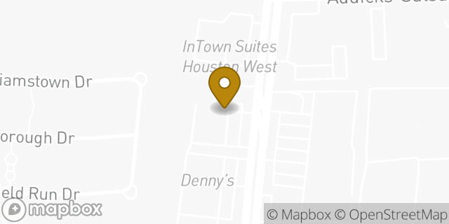 Map showing the location of Subway in Houston, TX 77084