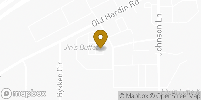 Map showing the location of Subway in Billings, MT 59101