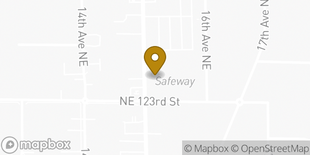 Map showing the location of Safeway in Seattle, WA 98125