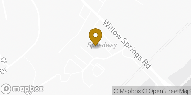 Map showing the location of Dunkin' in Willow Springs, IL 60480