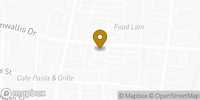 Map showing the location of Subway in Greensboro, NC 27405