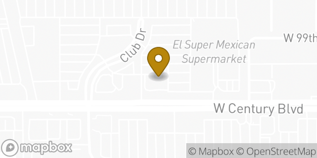 Map showing the location of Baskin-Robbins in Inglewood, CA 90303