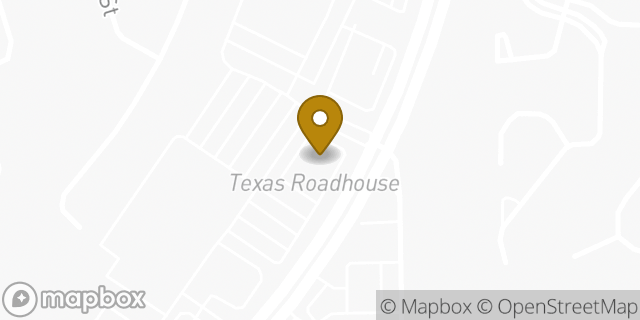 Map showing the location of Texas Roadhouse in Orange Park, FL 32073