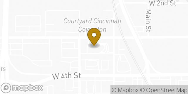 Map showing the location of McDonald's in Covington, KY 41011