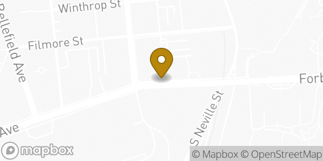 Map showing the location of Chipotle Mexican Grill in Pittsburgh, PA 15213