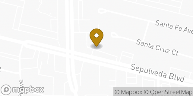 Map showing the location of Subway in Torrance, CA 90501