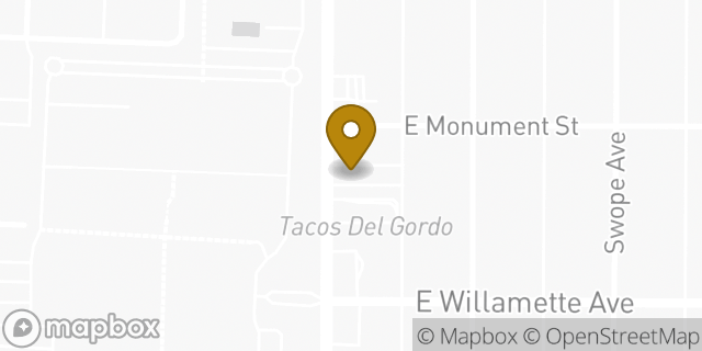 Map showing the location of Papa Johns in Colorado Springs, CO 80909