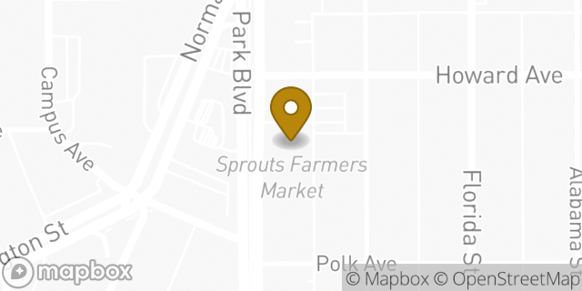 Map showing the location of Sprouts Farmers Market in San Diego, CA 92103